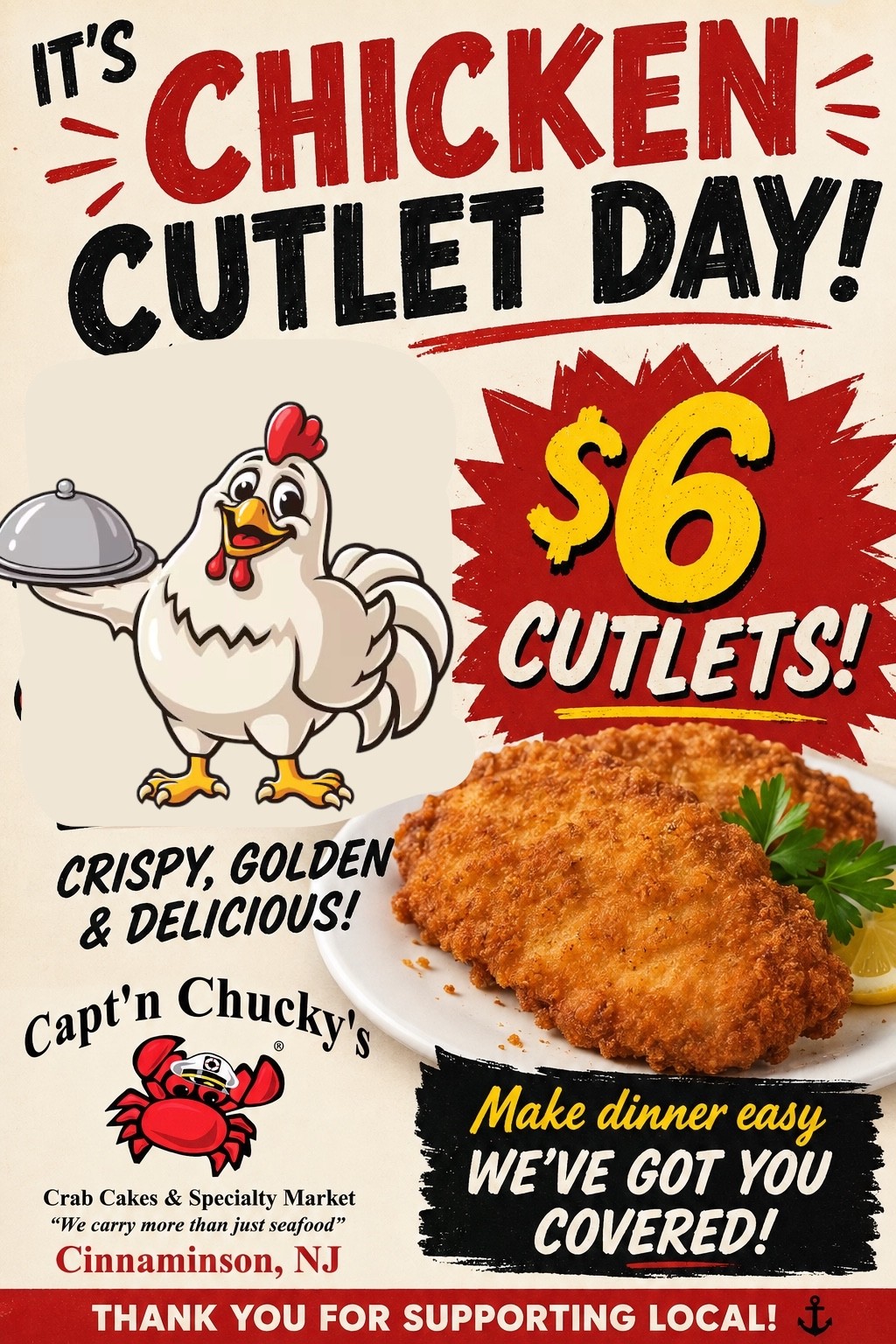 chicken cutlet day